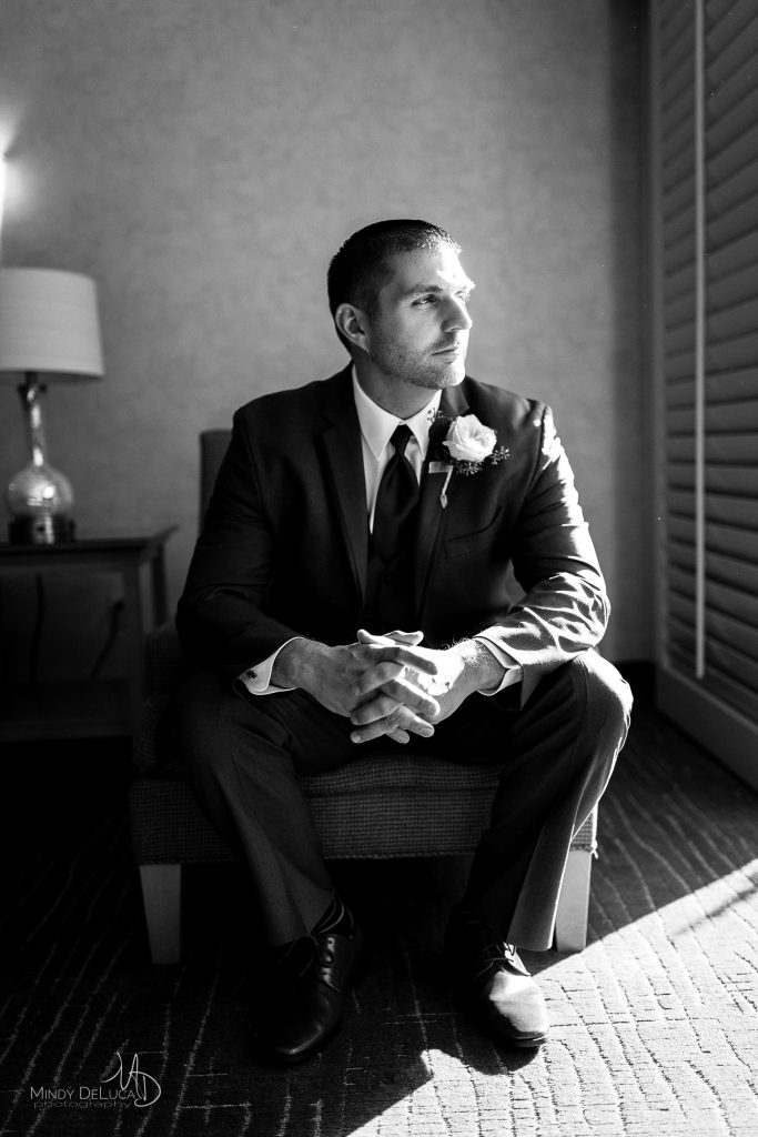 Handsome black & white groom photo